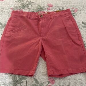 Tailor Vintage Coral Flat Front Shorts